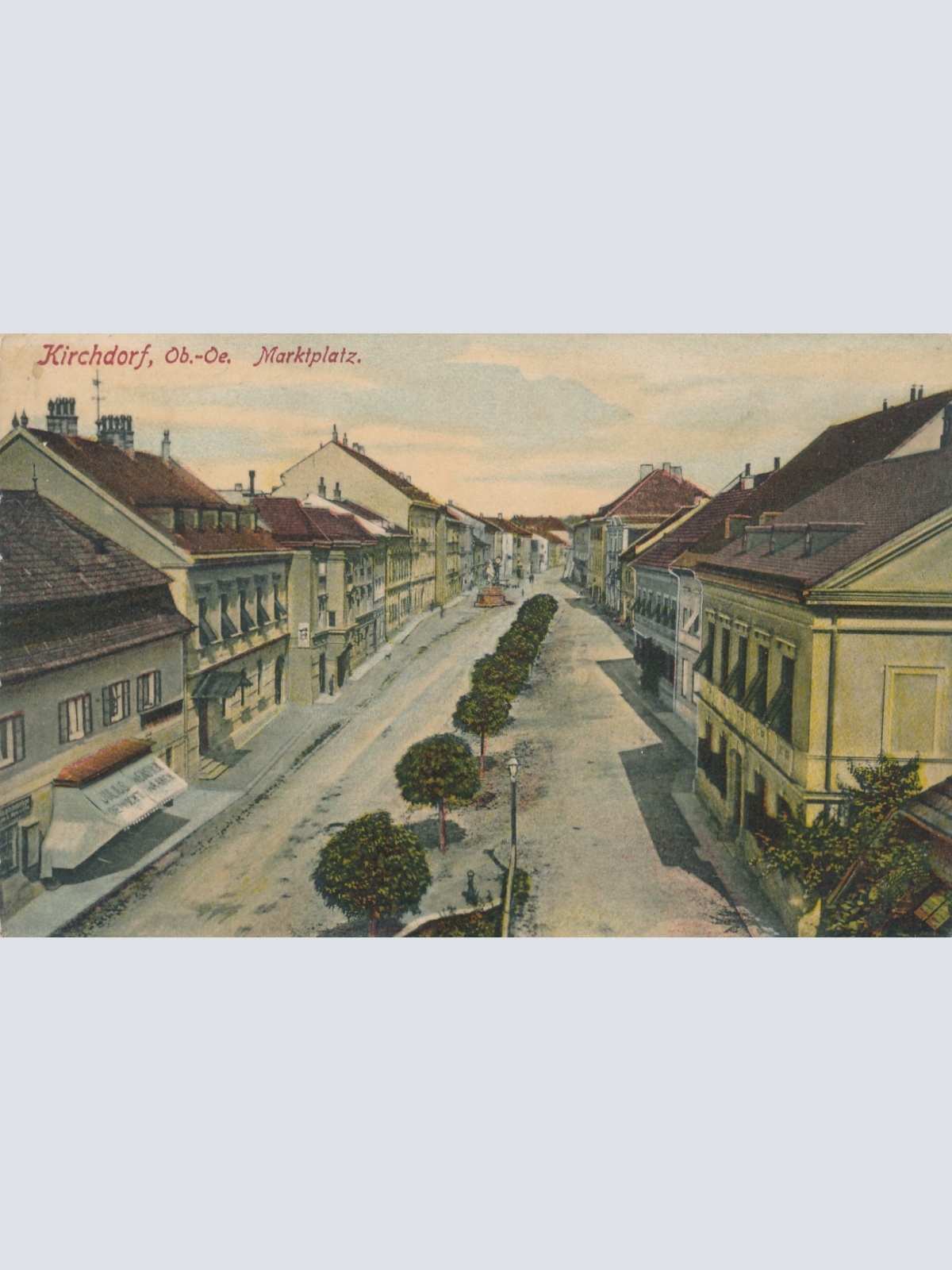 AK aus Kirchdorf Marktplatz Oberösterreich Ansichtskarte (15259)