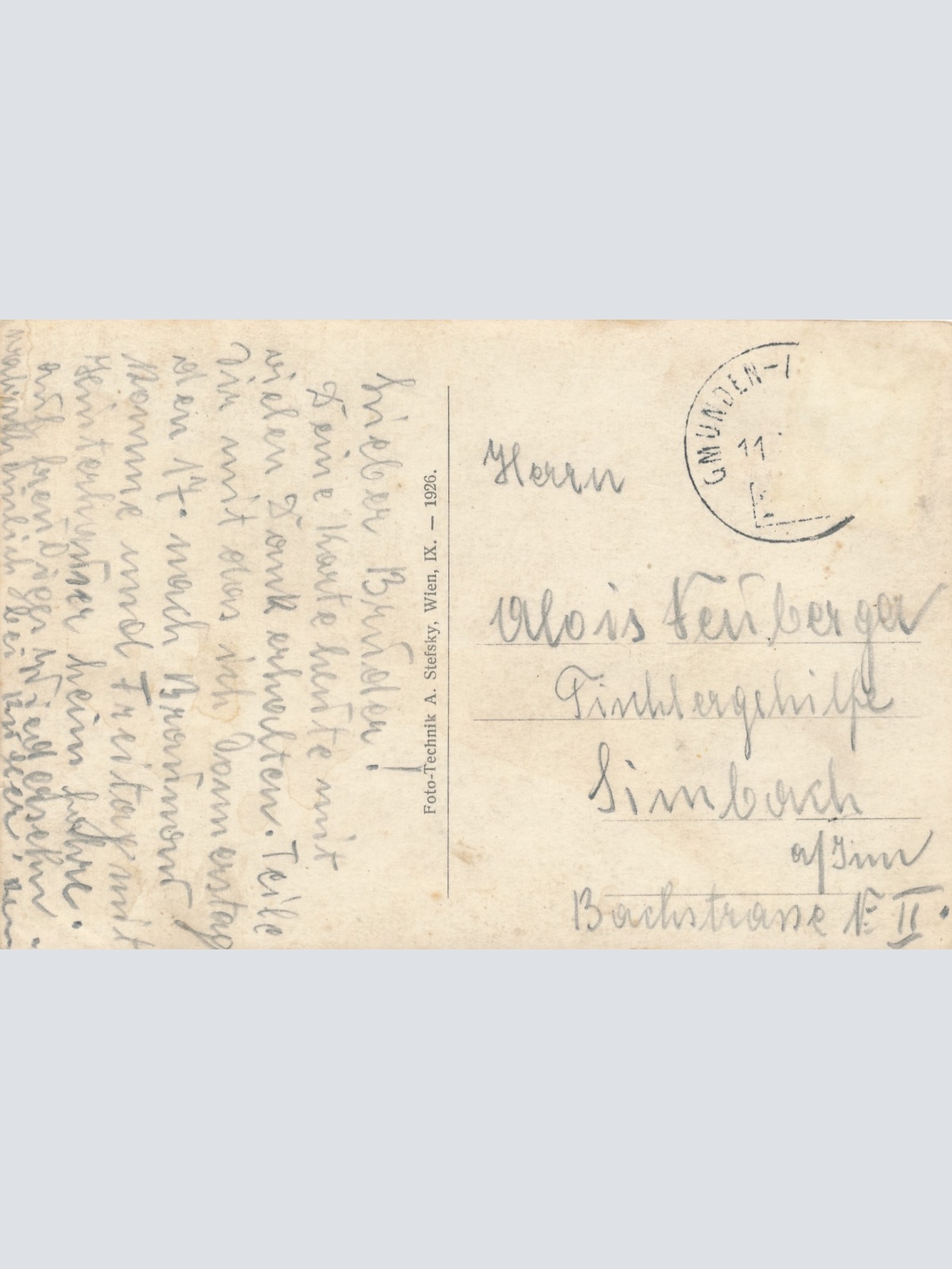 AK aus Gmunden Park Hotel Oberösterreich Ansichtskarte (15260)