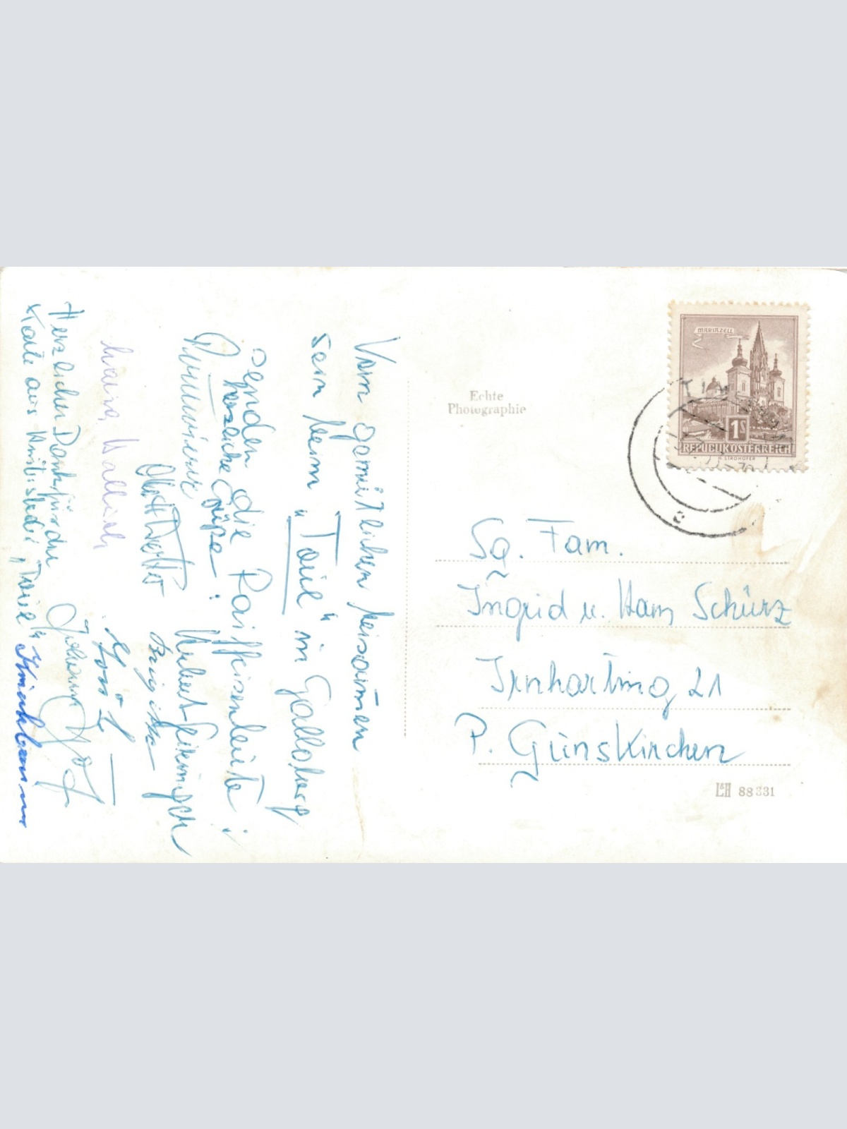 AK aus Timelkam Fliegeraufnahme Nr. 8 Oberösterreich Ansichtskarte (15308)