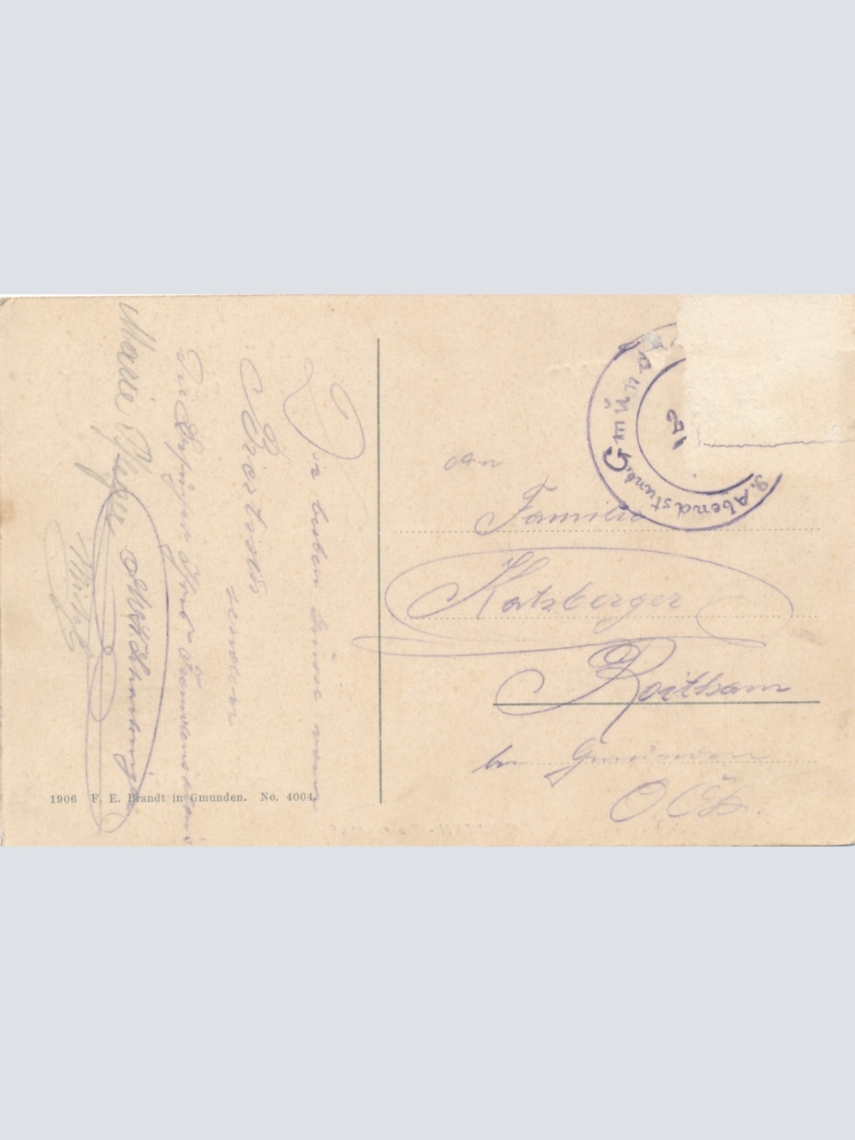 AK aus Gmunden Traunausfluß Oberösterreich Ansichtskarte (15680)