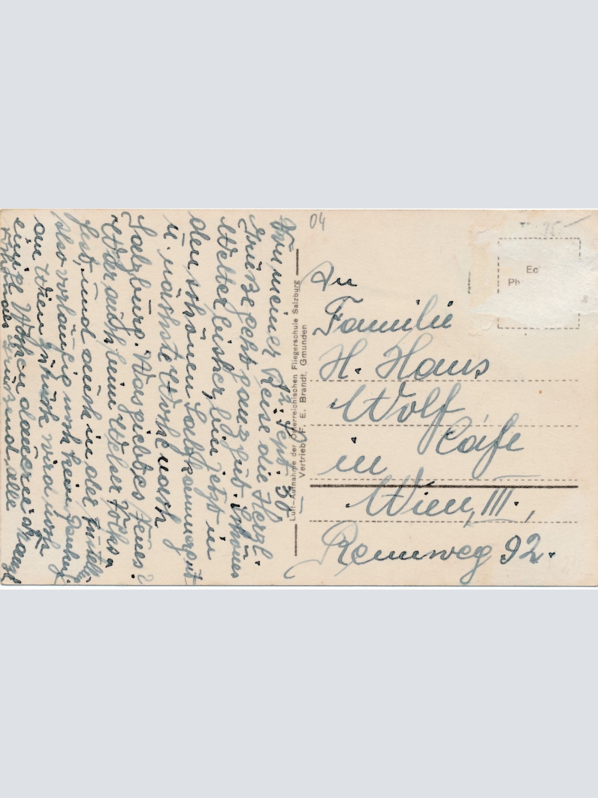 AK aus Gmuden Fliegeraufnahme Oberösterreich Ansichtskarte (15668)