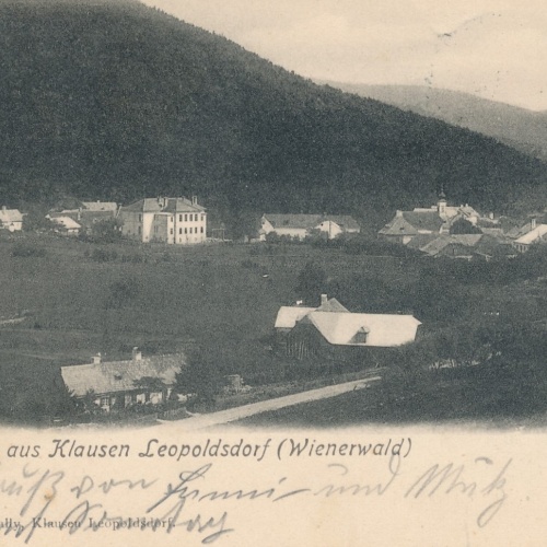 AK gruss aus Klausen Leopoldsdorf Niederösterreich Ansichtskarte (16003)