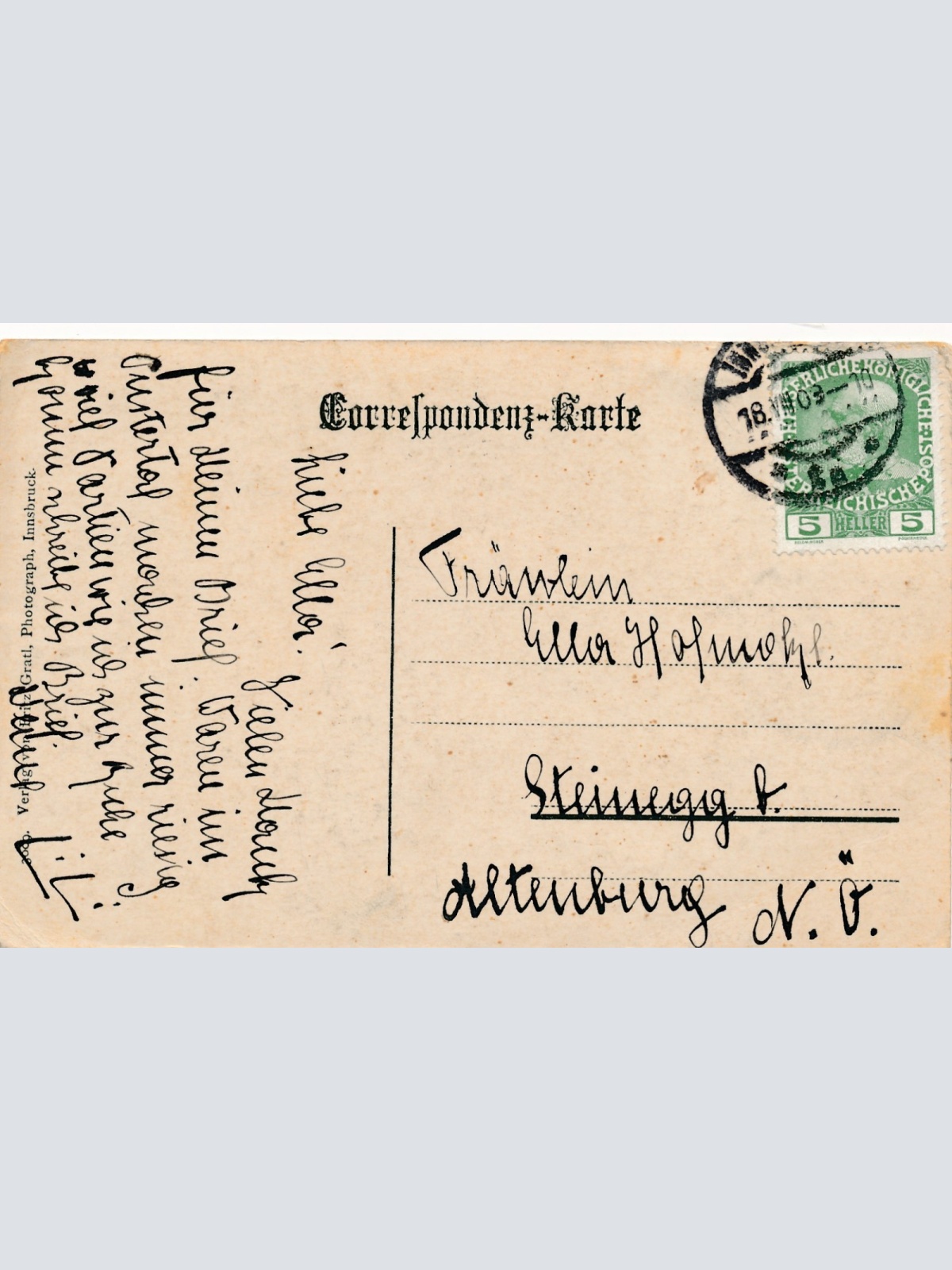 AK aus Innsbruck Maria Theresienstrasse Tirol Ansichtskarte (16126)