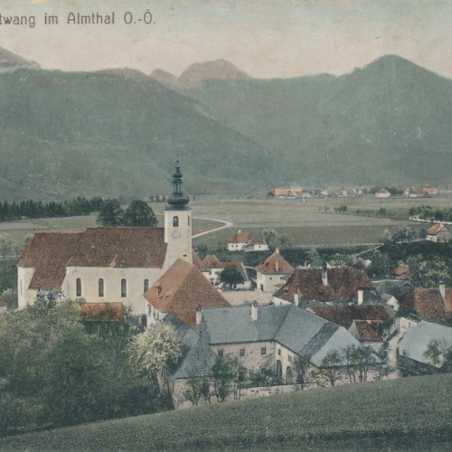 AK gruss aus Vichtwang im Almthal Oberösterreich Ansichtskarte (15593)