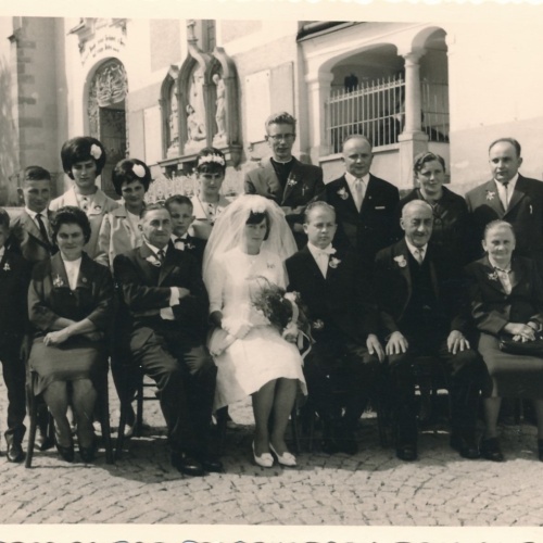 AK Annodazumals von einer Hochtzeit Ansichtskarte (15767)