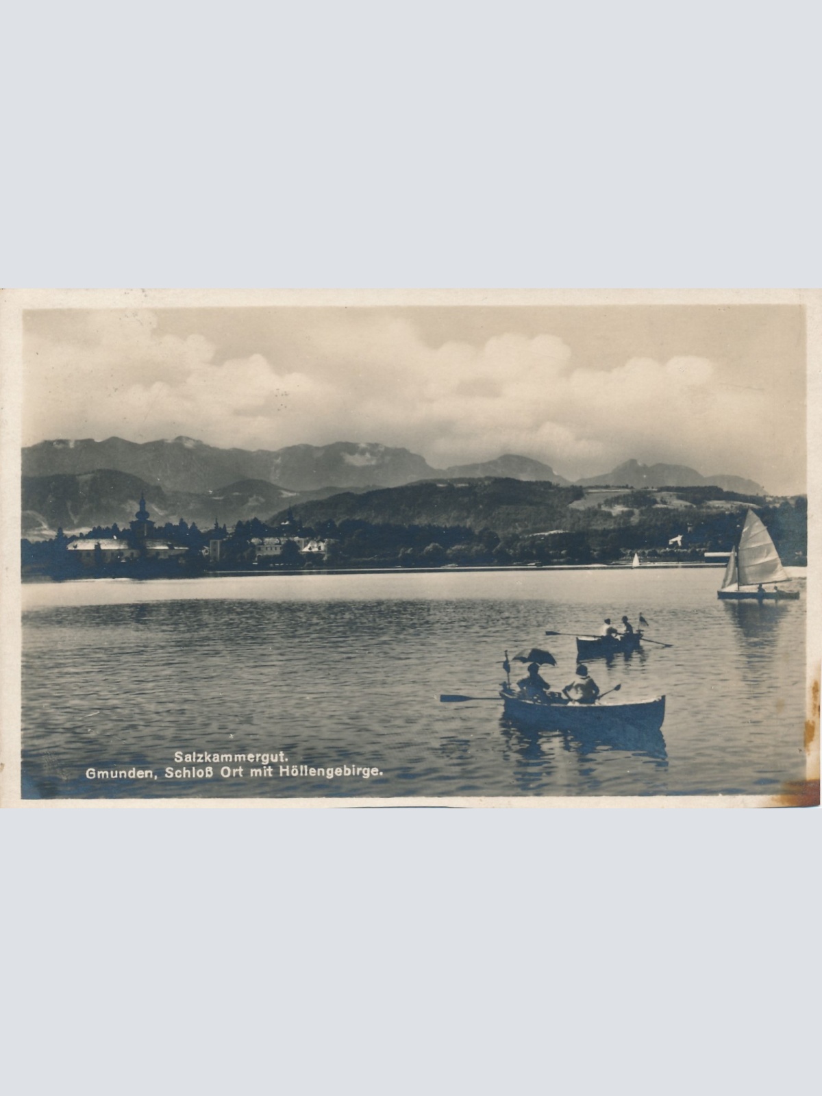 AK aus Gmunden Schloss Ort Oberösterreich Ansichtskarte (15475)