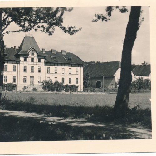 AK aus Otterbach mit Schule Annodazumals (15447)