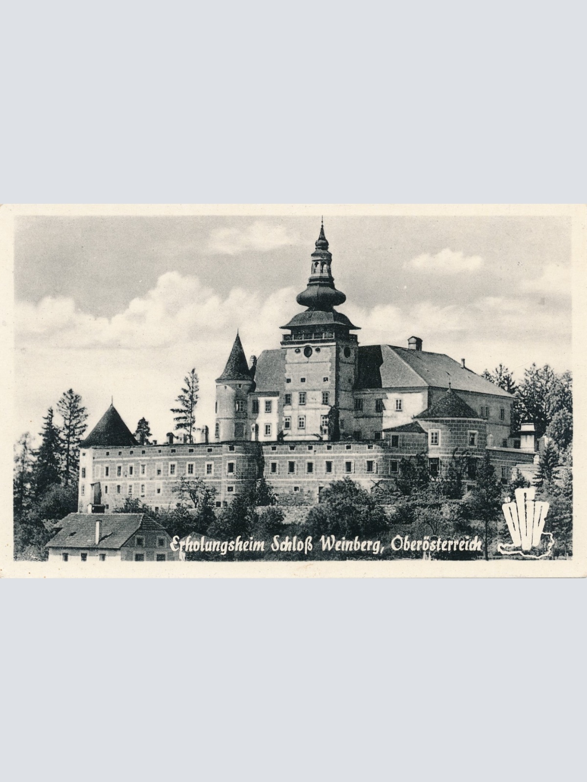 AK vom Schloss Weinberg Oberösterreich Ansichtskarte (15462)