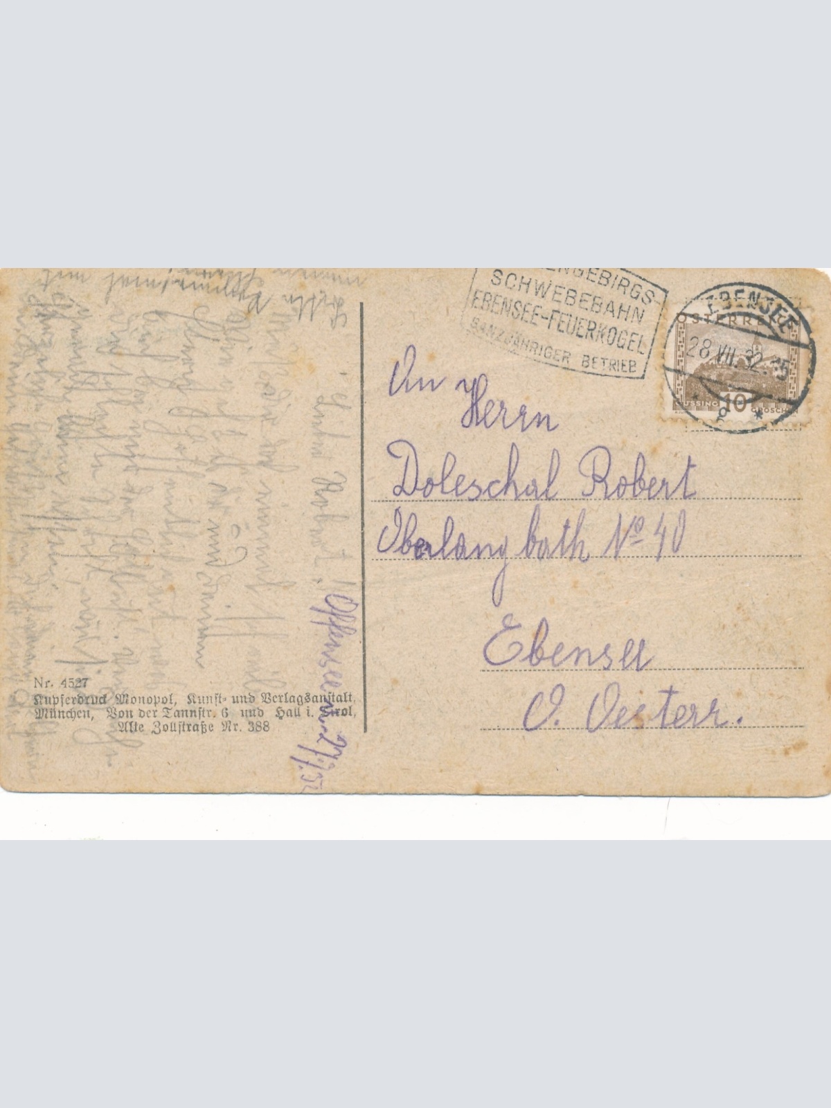 AK aus Ebensee Oberösterreich Ansichtskarte (15490)