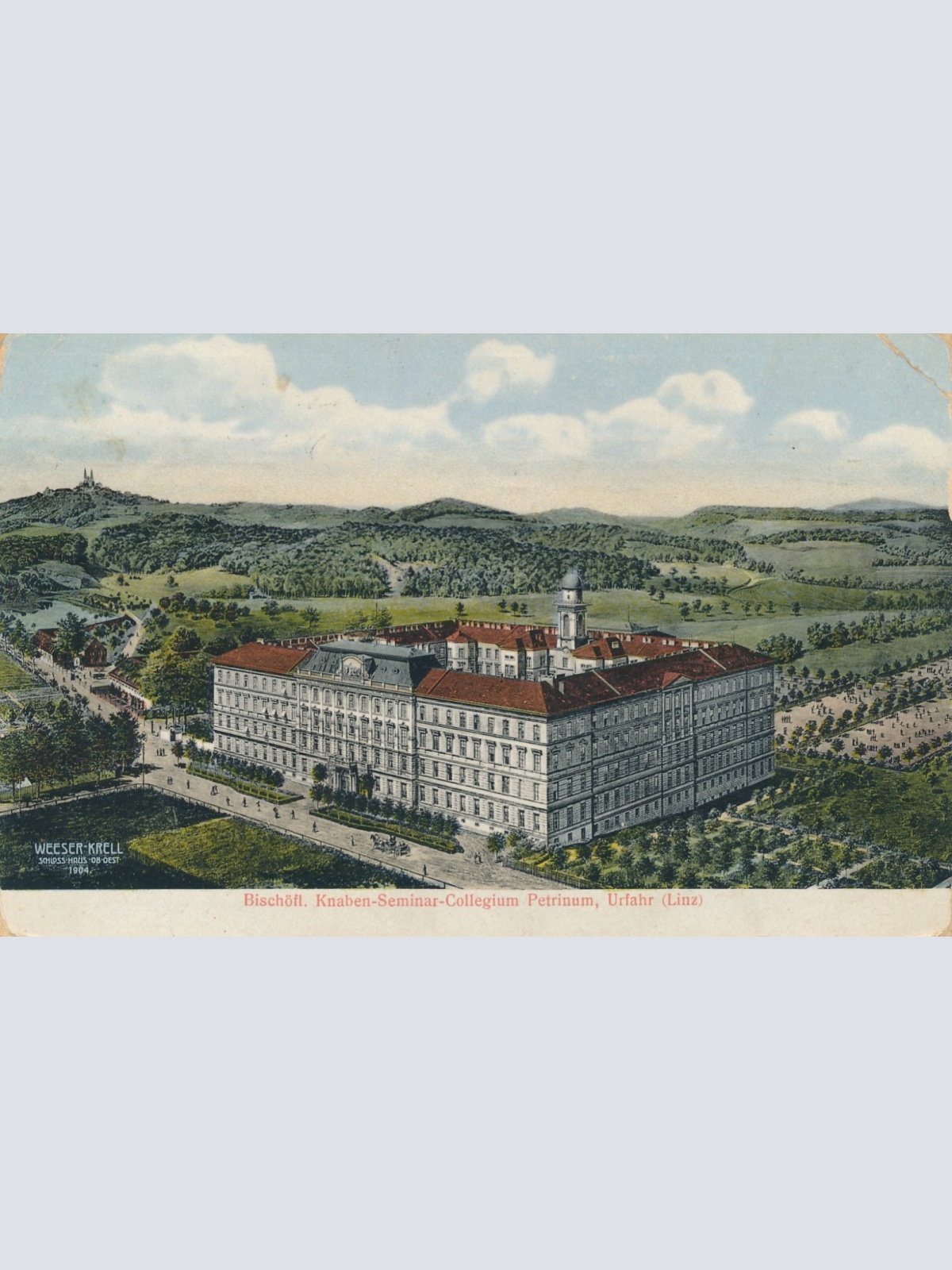 AK aus Linz Collegium Petrinum Urfahr Oberösterreich Ansichtskarte (15373)