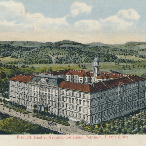 AK aus Linz Collegium Petrinum Urfahr Oberösterreich Ansichtskarte (15373)