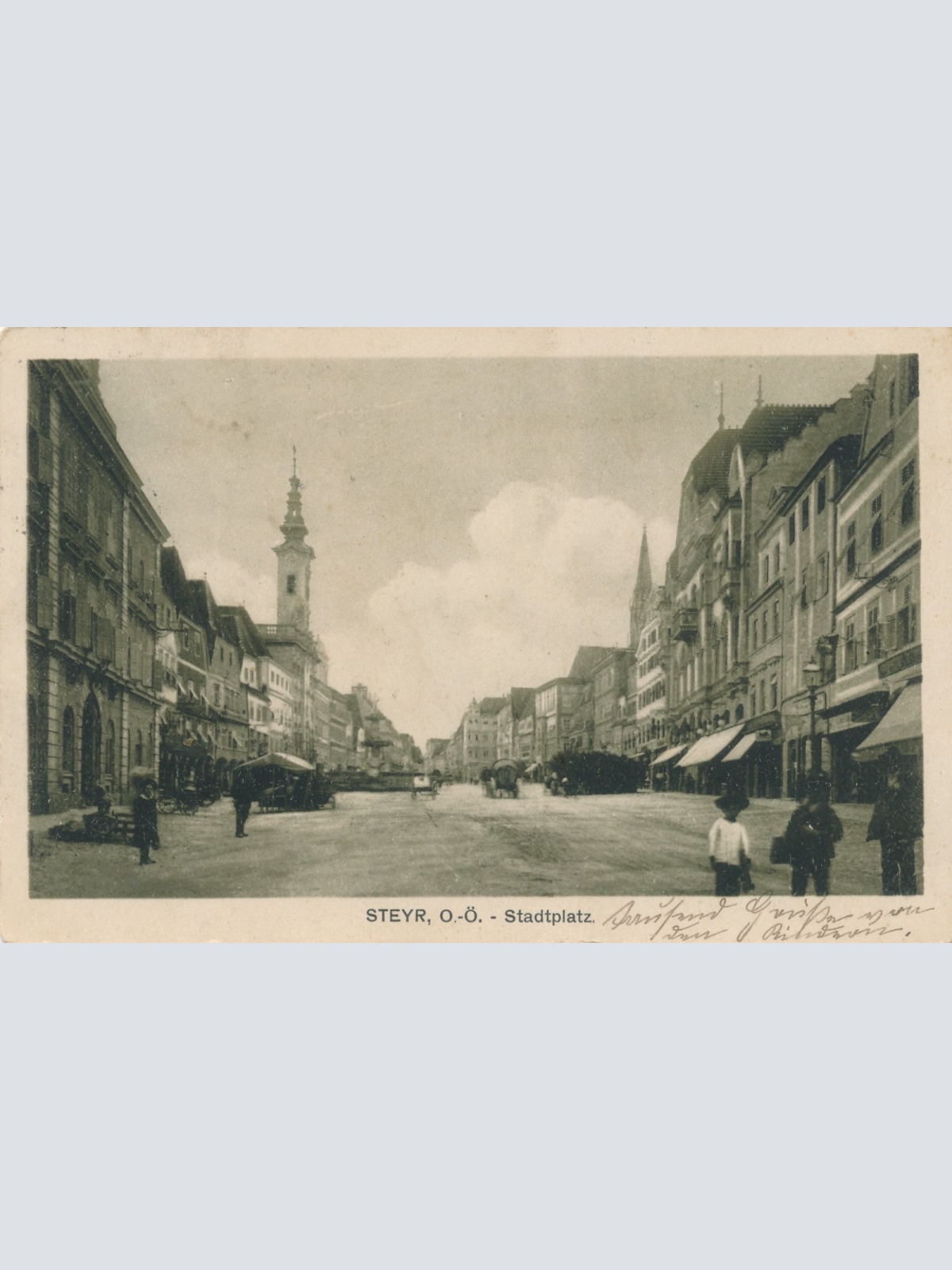 AK aus Steyr Stadtplatz Oberösterreich Ansichtskarte (15385)