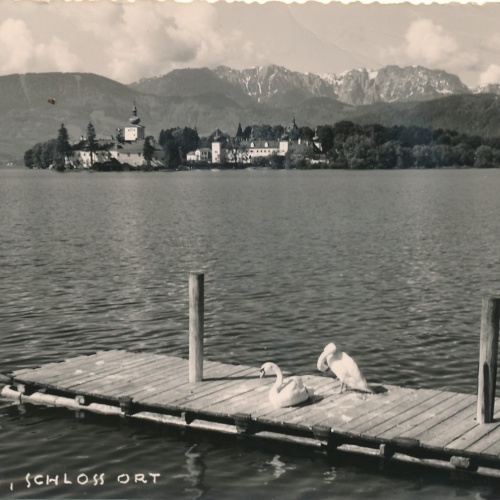 AK aus Gmunden Schloss Ort Oberösterreich Ansichtskarte (15398)