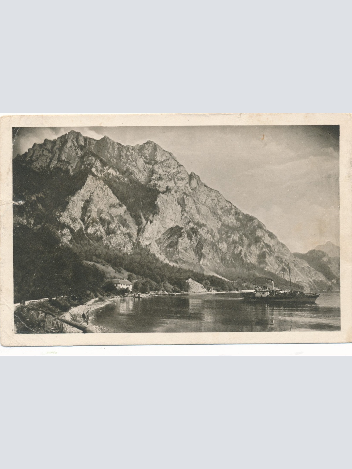 AK aus Gmunden mit Dampfer OÖ Ansichtskarte (15629)