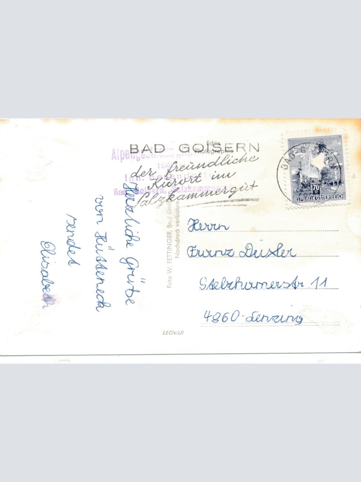 AK Dachstein mit Gosaukamm vom Hütteneck Oberösterreich Ansichtskarte (15562)