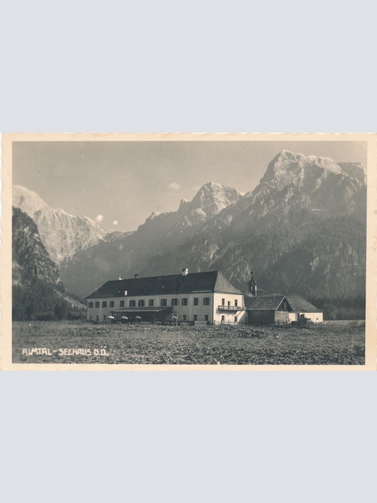 AK aus Almtal mit Seehaus Oberösterreich Ansichtskarte (15564)