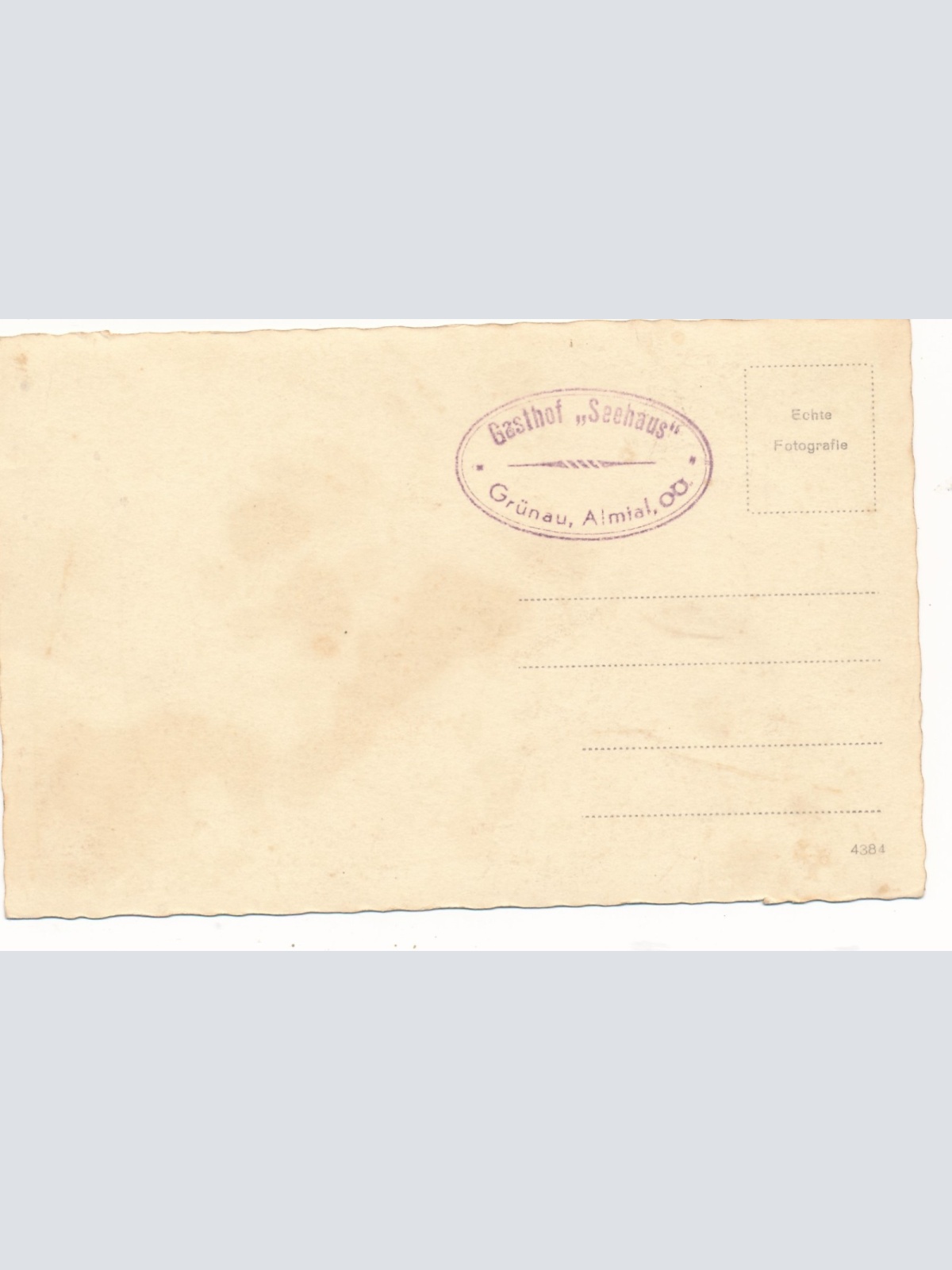 AK aus Almtal mit Seehaus Oberösterreich Ansichtskarte (15564)