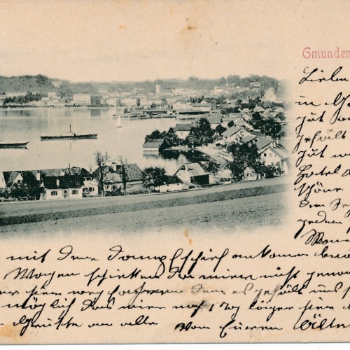 AK aus Gmunden OÖ Ansichtskarte (15633)