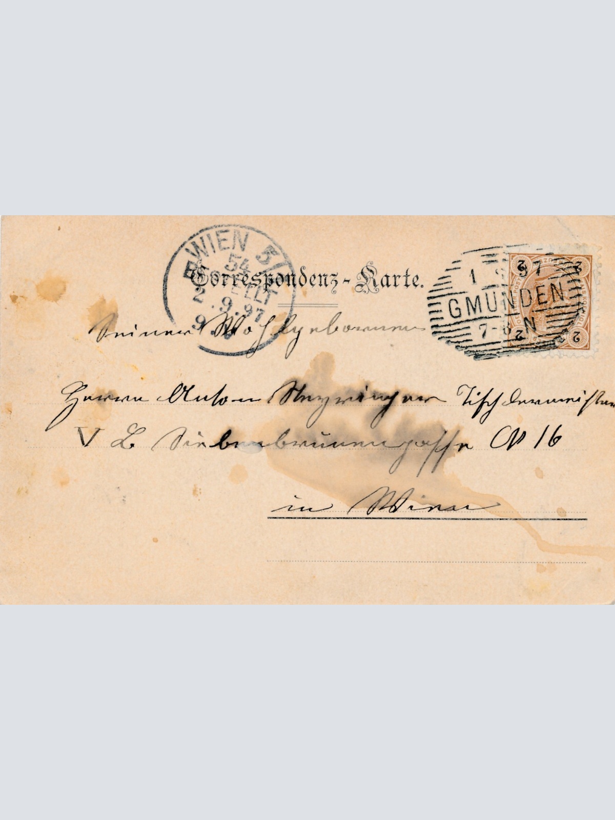 AK aus Gmunden OÖ Ansichtskarte (15633)