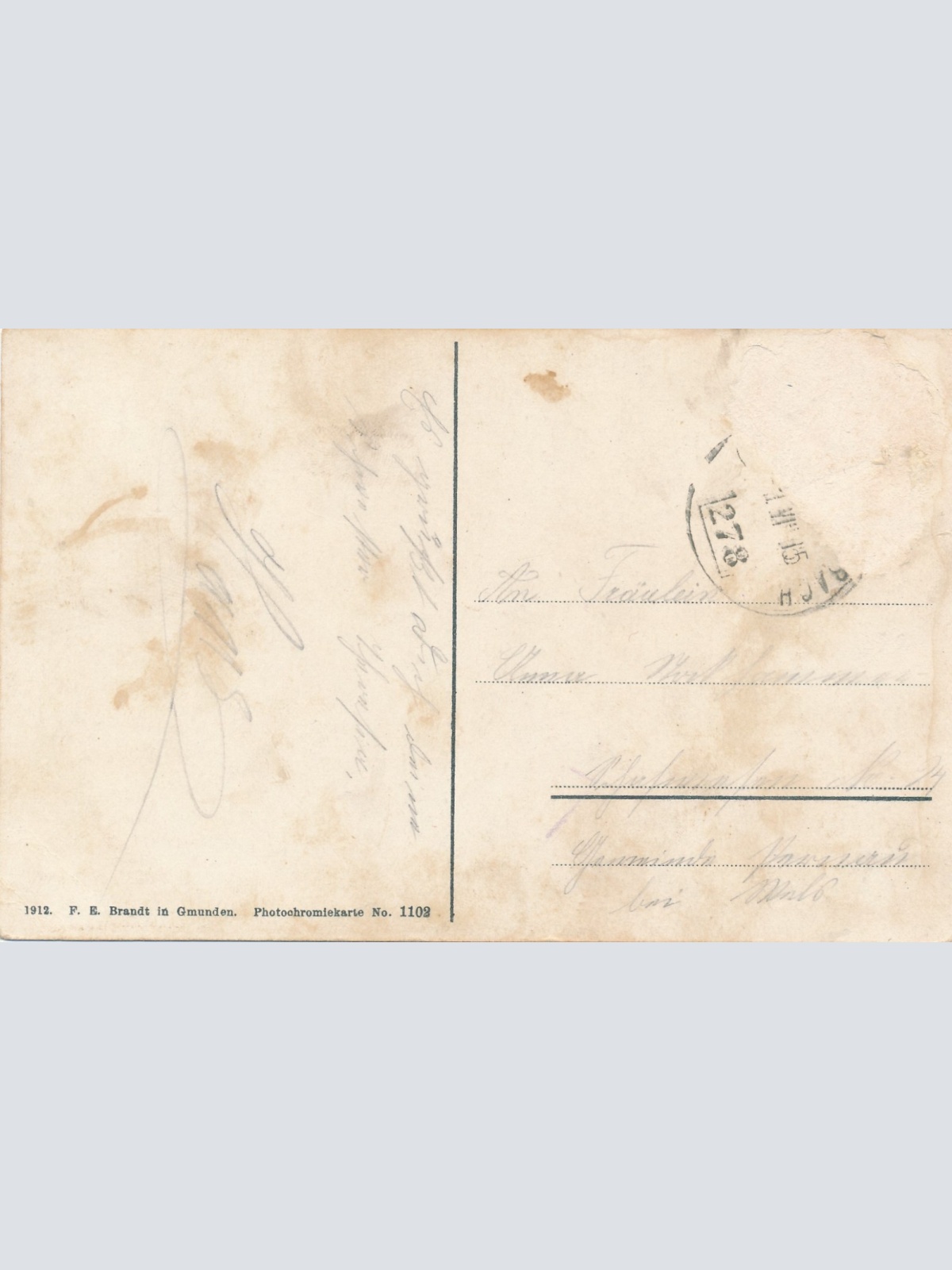 AK aus Gmunden Traunausflusss OÖ Ansichtskarte (15623)