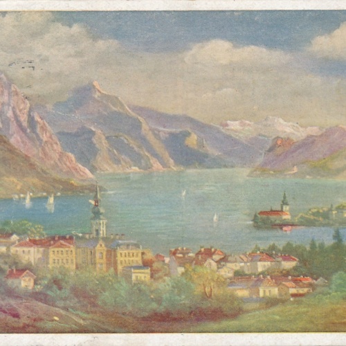 AK aus Gmunden am Traunsee OÖ Ansichtskarte (15615)