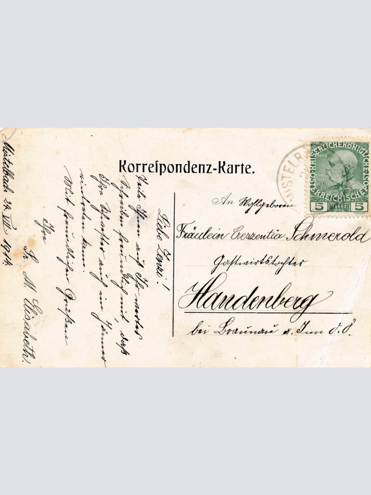 AK aus Mistelbach Oberösterreich Ansichtskarte (15519)