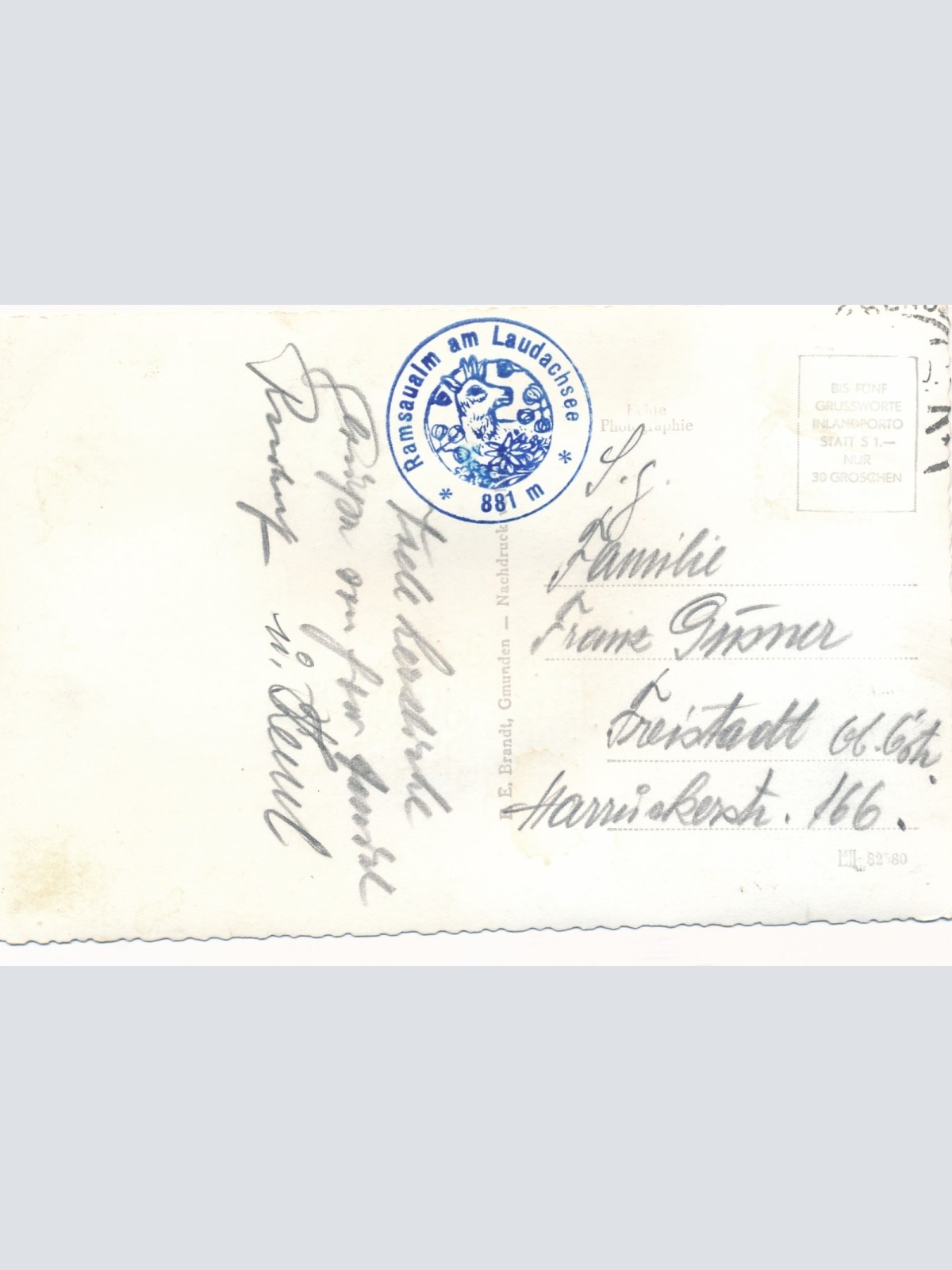 AK vom Laudachsee Oberösterreich Ansichtskarte (15549)