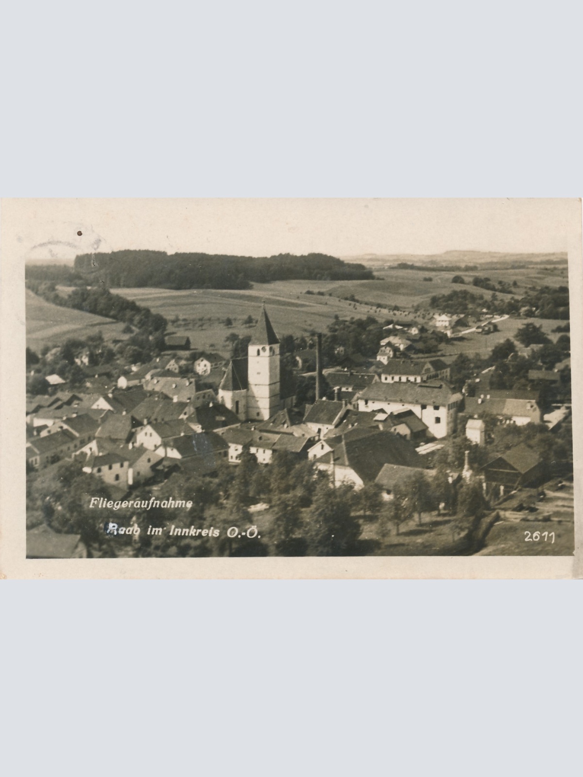 AK Raab im Innkreis Fliegeraufnahme Oberösterreich Ansichtskarte (15556)