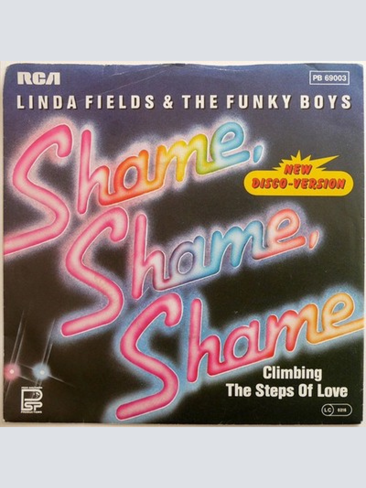 7" Linda Fields & The Funky Boys - Shame, Shame, Shame