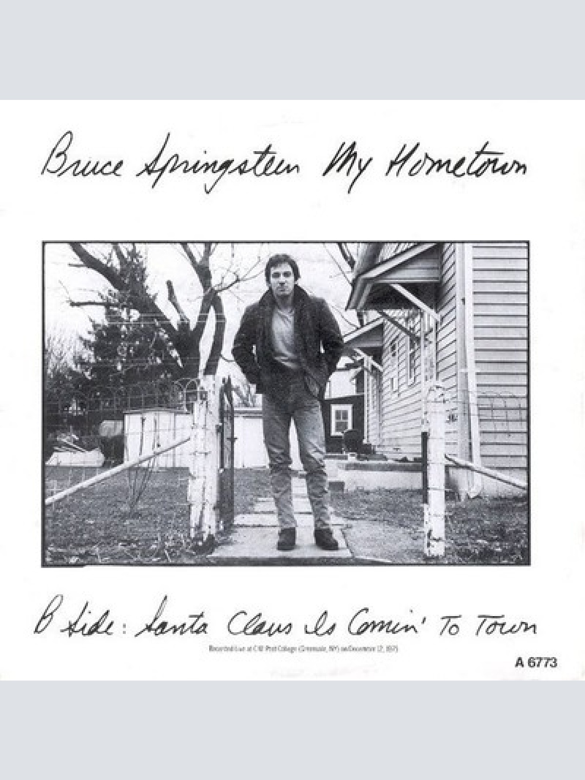 7", Single Bruce Springsteen - My Hometown