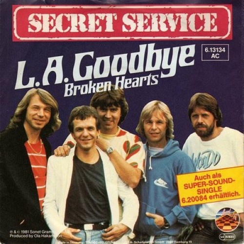 7", Single Secret Service - L.A. Goodbye
