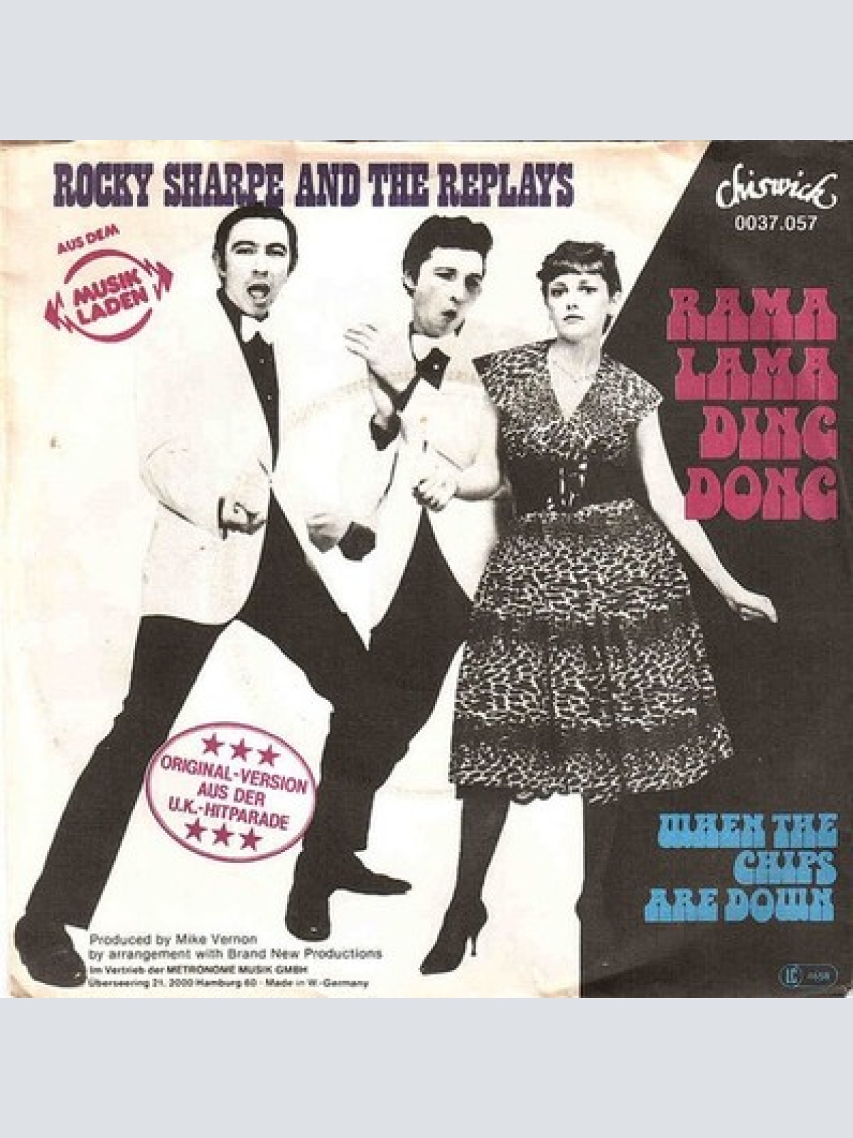 7", Single Rocky Sharpe And The Replays* - Rama Lama Ding Dong