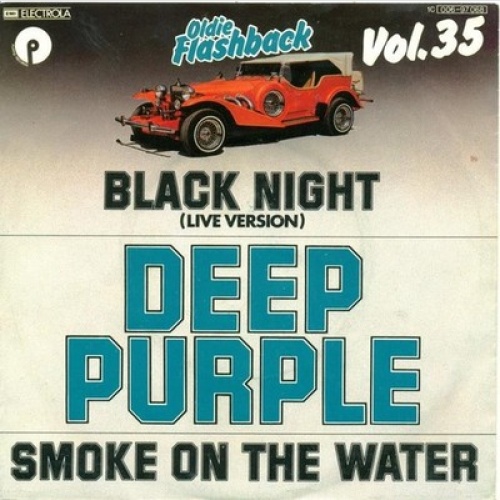 7", Single Deep Purple - Black Night (Live Version) / Smoke On The Water