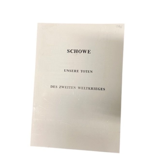 Schowe. Unsere Toten des Zweiten Weltkriegs [Donauschwaben] Brücker, Christian L