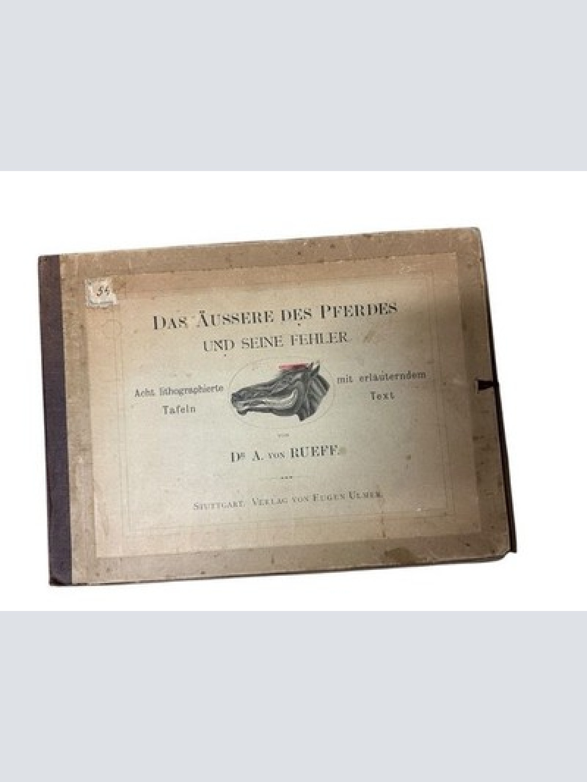 Das Äussere des Pferdes und seine Fehler. Acht lithographierte Tafeln mit erläut