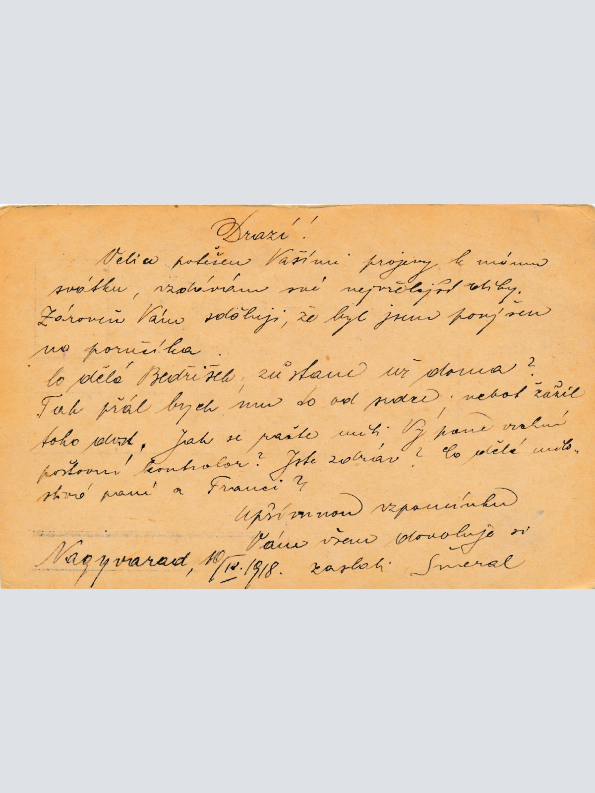 Feldpostkarte Nr. 2 K.K Reservespital in Nagy Varad (16339)