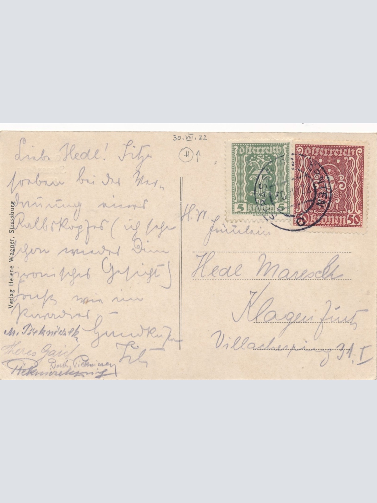 AK gruss aus Strassburg Kärnten Oberösterreich (16350)