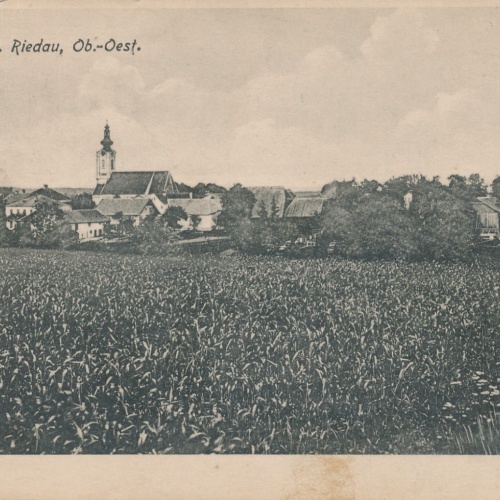 AK aus Dorf bei Riedau Oberösterreich (16346)
