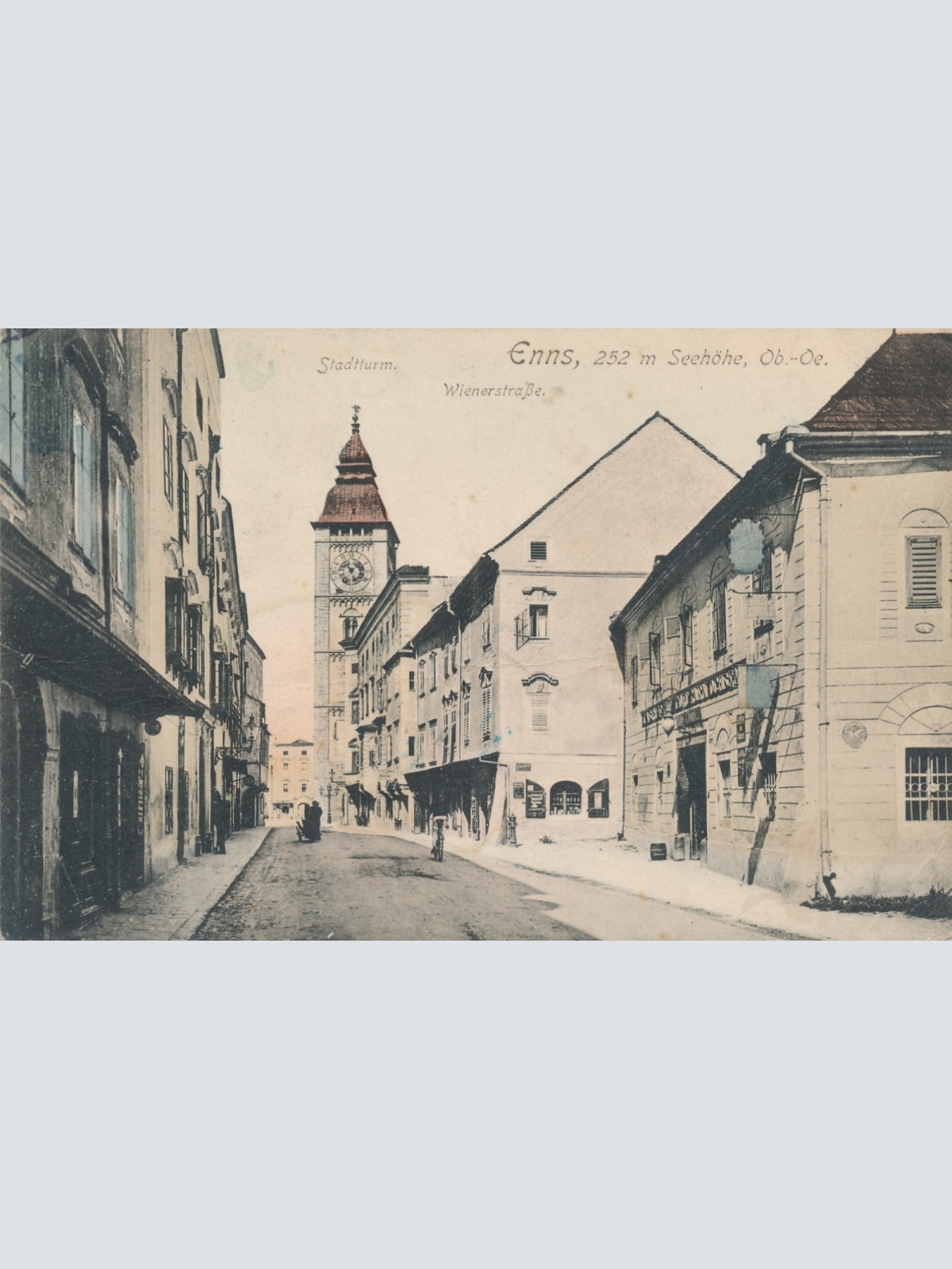 AK aus Enns Wienerstraße Oberösterreich Ansichtskarte (16235)