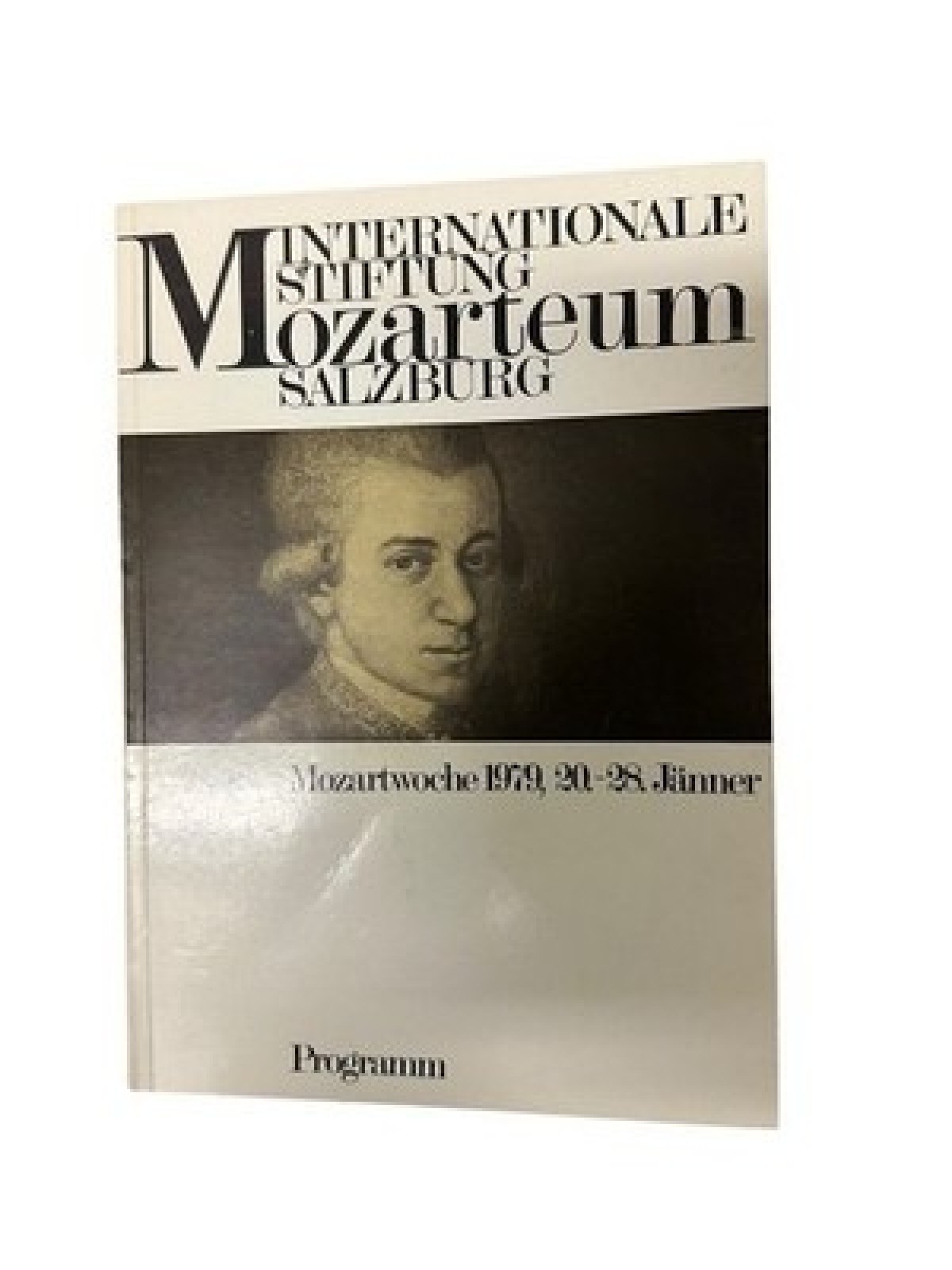 Internationale Stiftung Mozarteum Salzburg ; Mozartwoche 1979 vom 24. Jänner bis