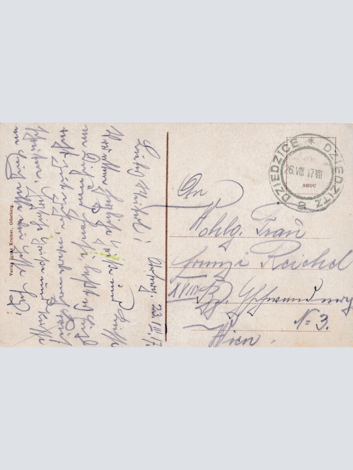 AK aus Oderberg BHF Jubiläumsdenkmal Brandenburg Ansichtskarte (16371)