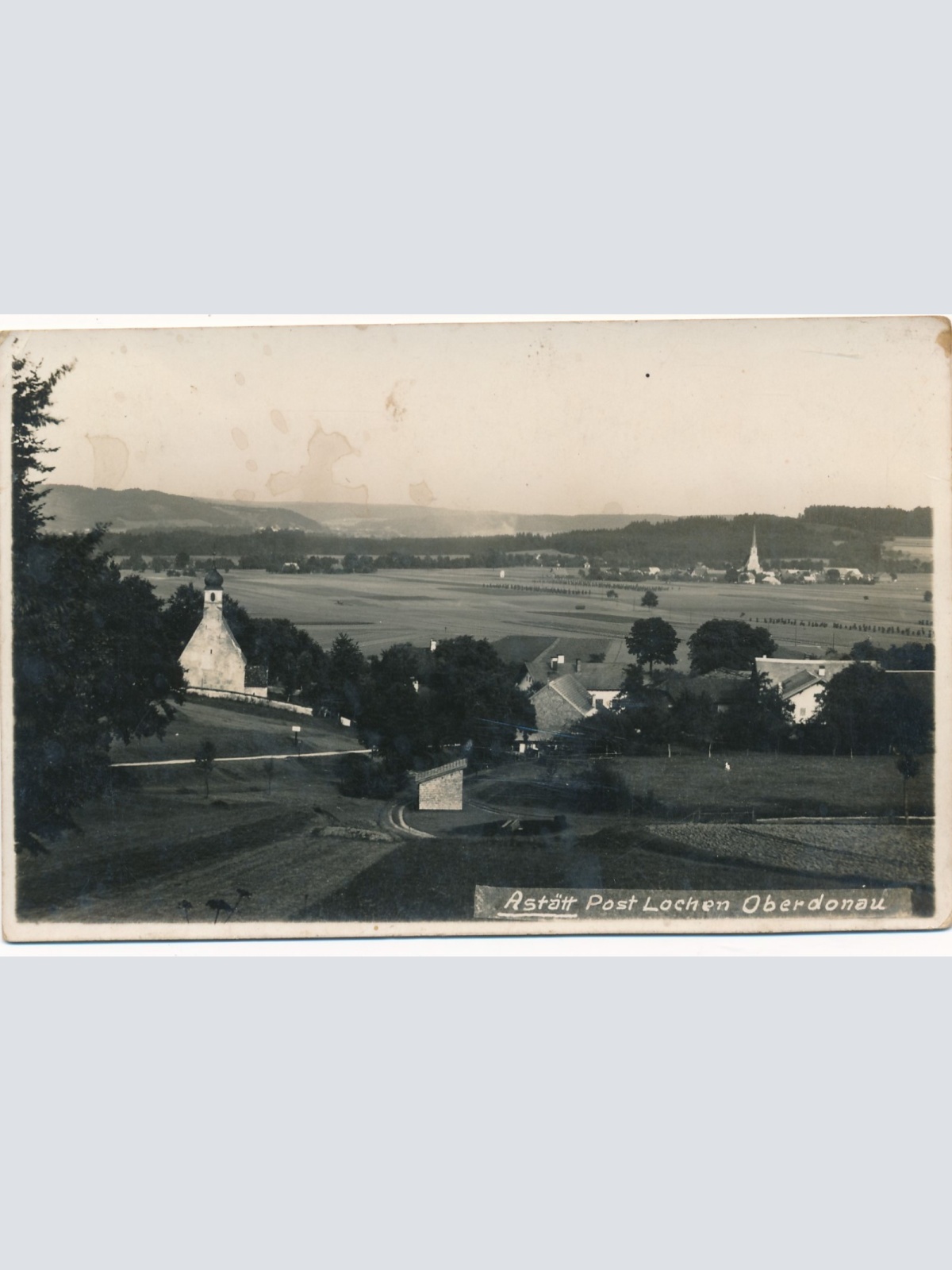 AK aus Astätt Post Lochen Oberdonau Oberöst. Ansichtskarte (16385)