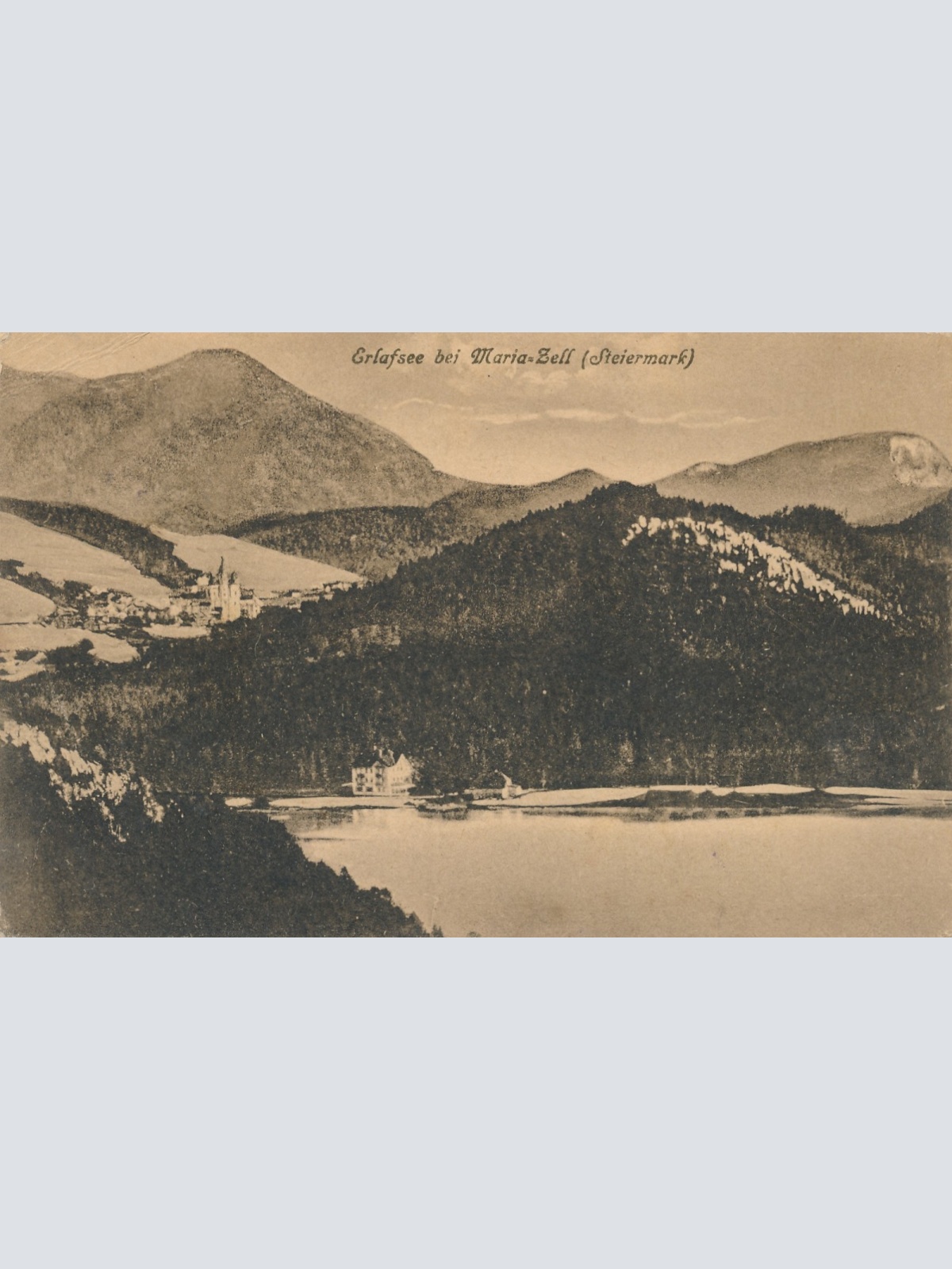 AK vom Erlaufsee bei Mariazell Steiermark Ansichtskarte (16478)