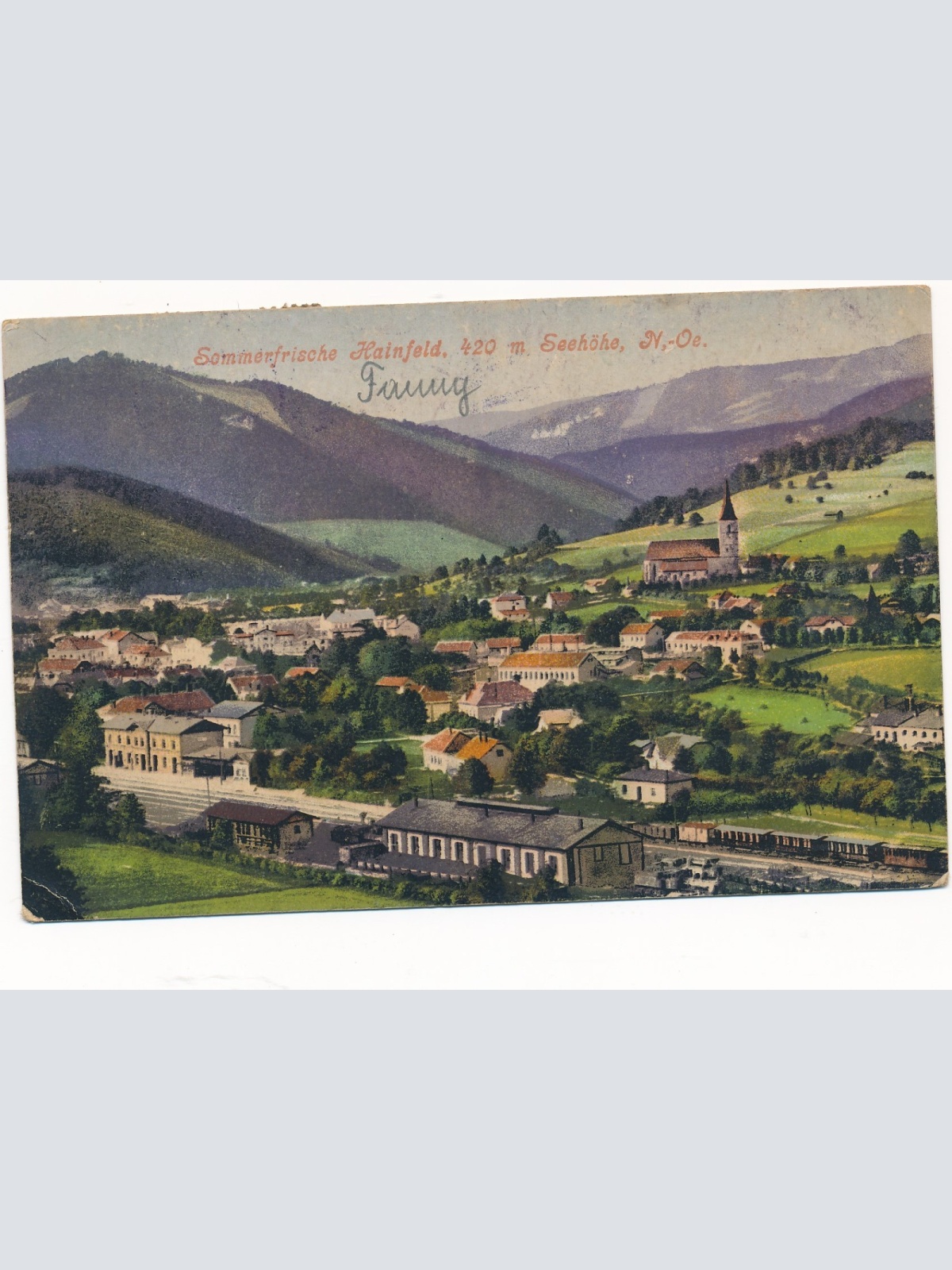 AK aus Hainfeld Niederösterreich Ansichtskarte (16315)