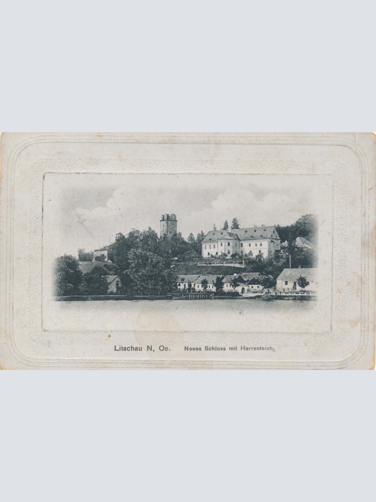 AK aus Litschau neues Schloss Niederösterreich Ansichtskarte (16319)