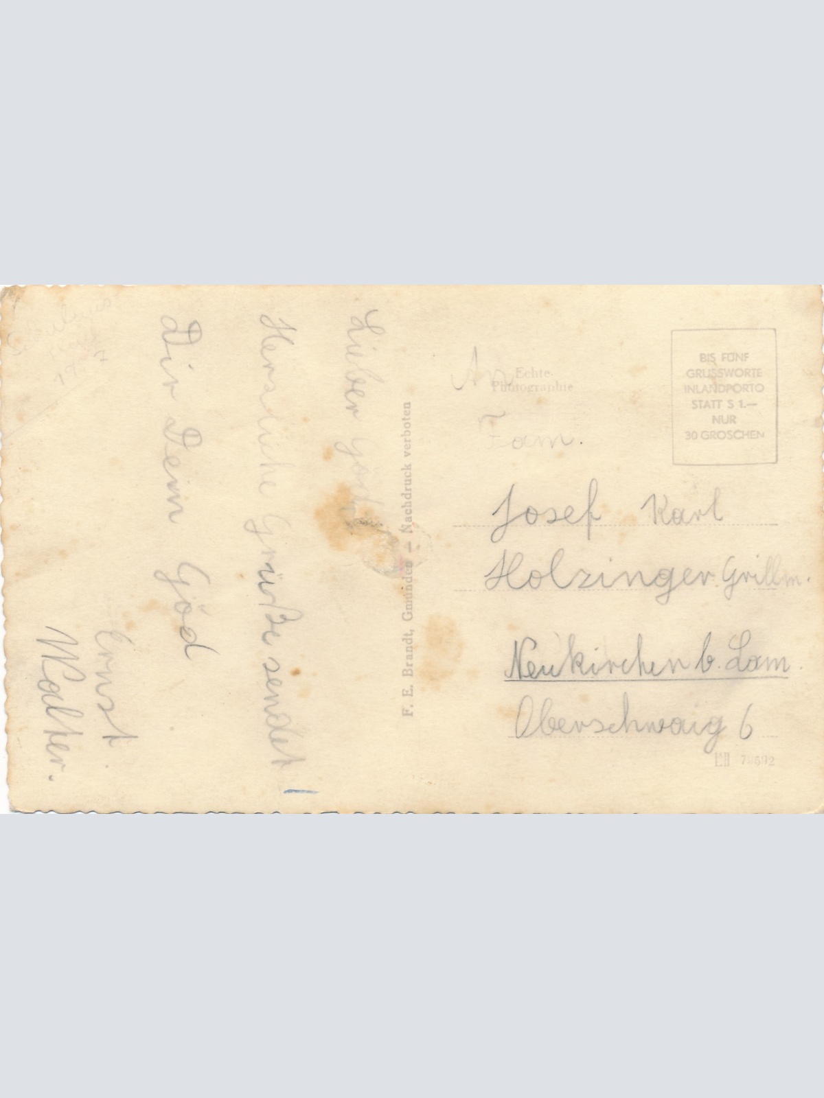 AK aus Gmunden Gasthof Hoisn Oberösterreich Ansichtskarte (16504)