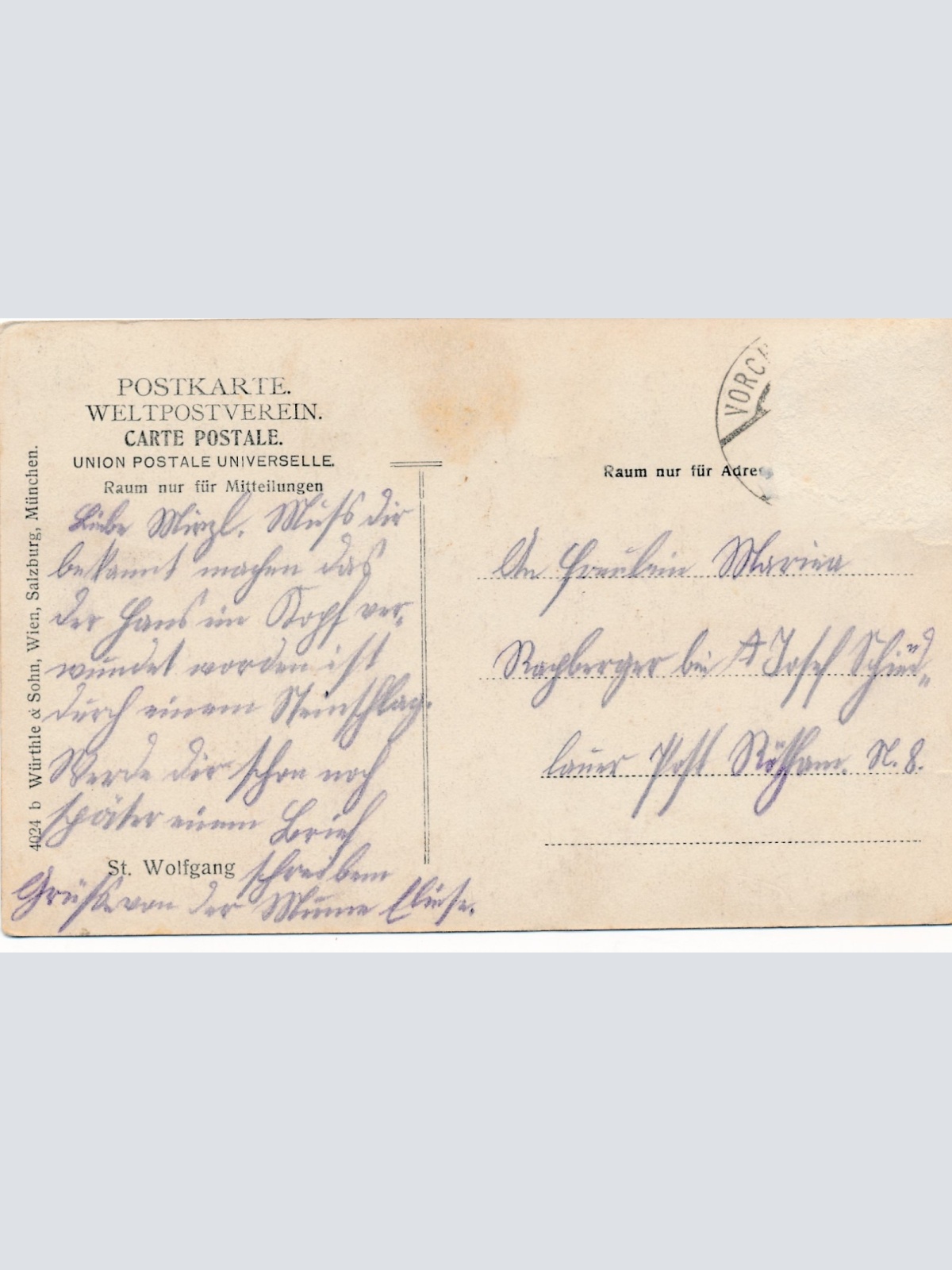 AK aus St. Wolfgang Oberösterreich Ansichtskarte (16505)