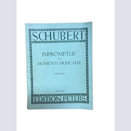 Impromptus und Moments Musicaux For the Piano Niemann, Walter und Franz Schubert