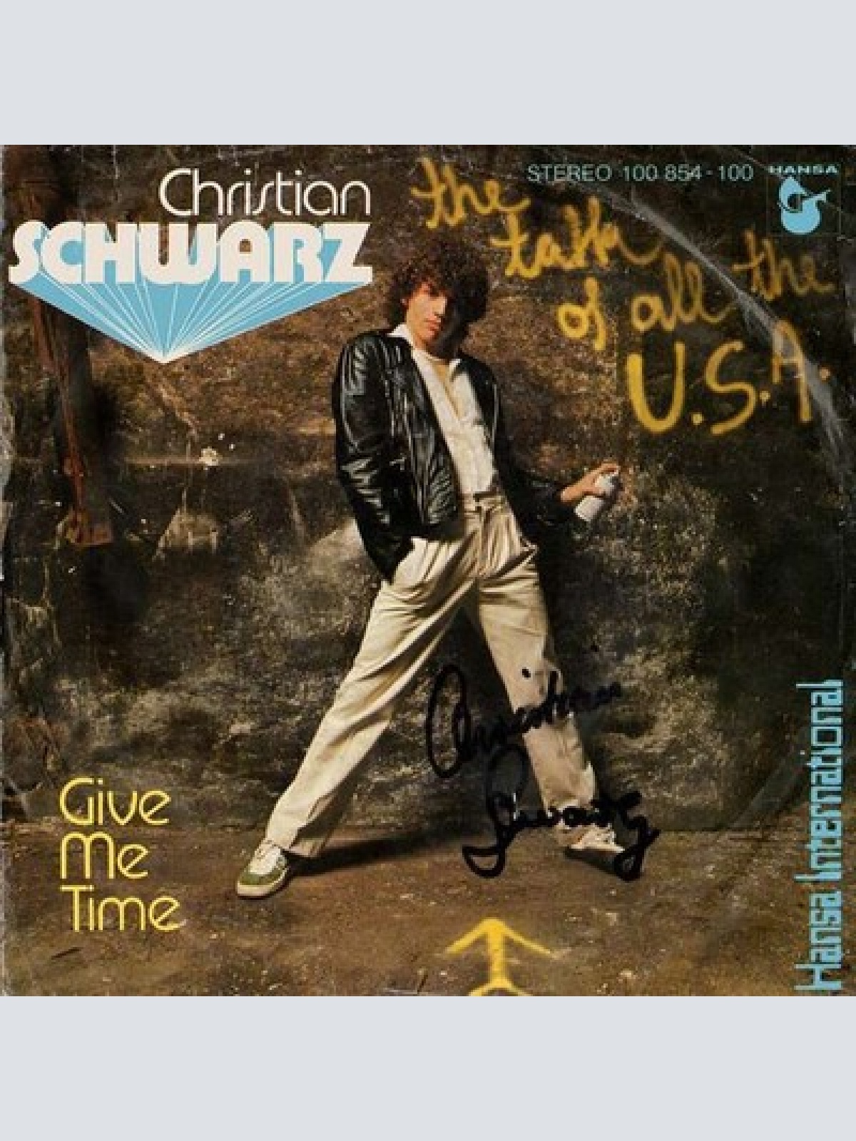 7", Single Christian Schwarz - The Talk Of All The U.S.A.