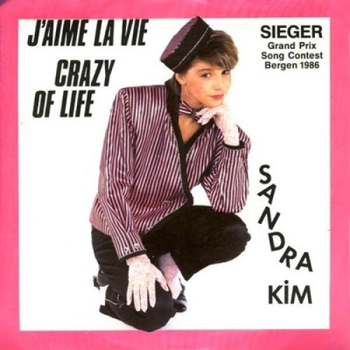 7", Single Sandra Kim - Crazy Of Life / J'Aime La Vie